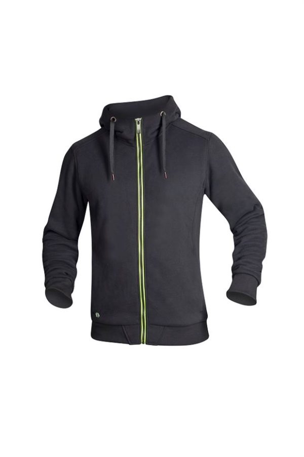 Hanorac flausat cu gluga ardon m003, 65% bumbac, 35% poliester, 380g